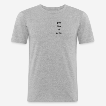 Preview: Vorderansicht eines grauen A CUT ABOVE Slim Fit T-Shirts